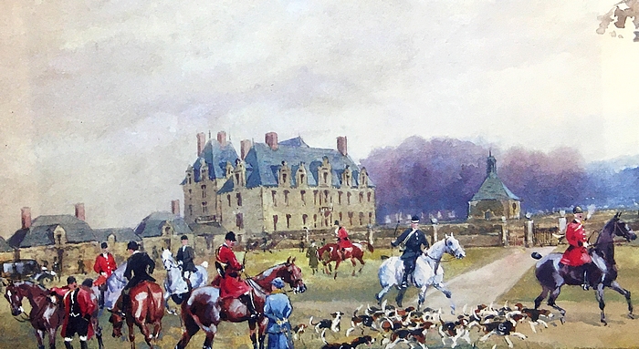 Le Rallye Gizeux devant le château de Champchevrier par Karl Reille - Archives de l'équipage